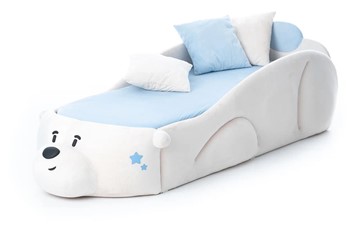 Односпальная детская кровать Мишка Pasha, белый в Архангельске