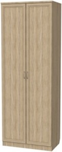 Шкаф 2-х дверный 100 со штангой, цвет Дуб Сонома в Архангельске
