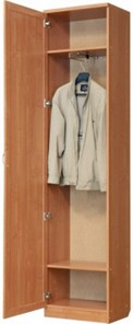 Шкаф одностворчатый 107 с выдвижной штангой, цвет Венге в Архангельске - предосмотр 1