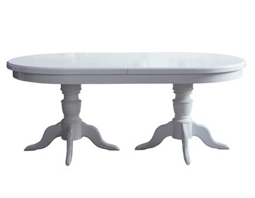 Обеденный овальный стол 3,0(3,5)х1,1 на двух тумбах, (стандартная покраска) в Архангельске