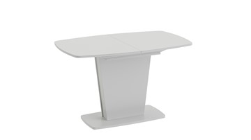 Кухонный стол раскладной Честер тип 2, цвет Белый/Стекло белый глянец в Архангельске