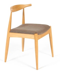 Кухонный стул BULL бук/ткань 54,5x54x75 Натуральный (2 шт) арт.13985 в Архангельске
