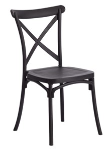 Обеденный стул CROSS (mod. PL24) 48х58х89 Black (черный) 05 арт.19693 в Архангельске