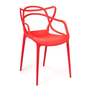 Стул кухонный Cat Chair (mod.028) пластик, 54,5*56*84 красный, арт.14102 в Архангельске