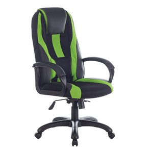 Компьютерное кресло Brabix Premium Rapid GM-102 (экокожа/ткань, черное/зеленое) 532419 в Архангельске