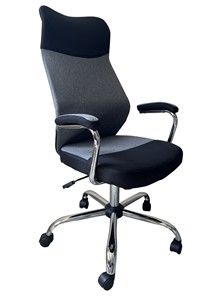 Кресло офисное C168 черный/серый в Архангельске