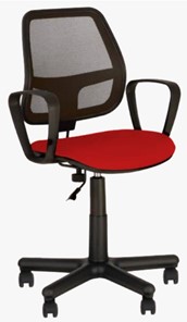 Кресло ALFA GTP (PM60) CAGLIARI черный, красный в Архангельске