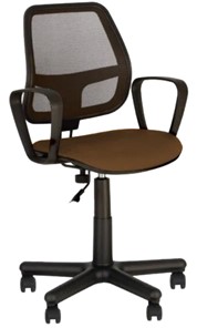 Компьютерное кресло ALFA GTP (PM60) CAGLIARI черный,коричневый в Архангельске
