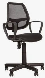 Компьютерное кресло ALFA GTP (PM60) ткань ZESTA/сетка черный в Архангельске