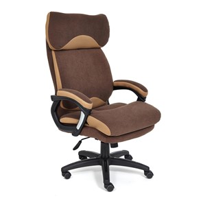 Кресло DUKE флок/ткань, коричневый/бронза, 6/TW-21 арт.14043 в Архангельске