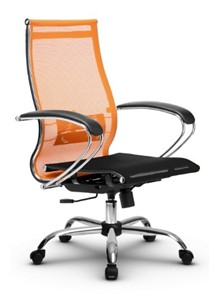 Кресло офисное МЕТТА B 2m 9/K131, Основание 17833 оранжевый/черный в Архангельске