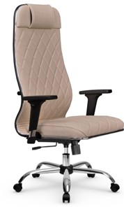 Офисное кресло Мetta L 1m 40M/2D Infinity Easy Clean (MPES) топган, нижняя часть 17833 темно-бежевый в Архангельске