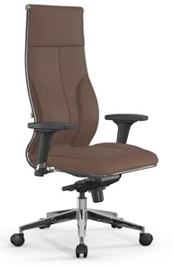 Кресло офисное Мetta L 1m 46/2D Infinity Easy Clean (MPES) мультиблок, нижняя часть 17839 светло-коричневый в Архангельске