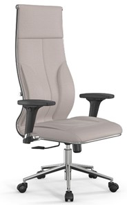 Кресло офисное Мetta L 1m 46/2D Infinity Easy Clean (MPES) топган, нижняя часть 17852 светло-бежевый в Архангельске