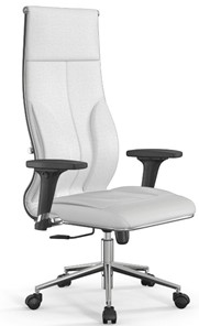 Кресло офисное Мetta L 1m 46/2D Infinity Easy Clean (MPES) топган OMS, нижняя часть 17853 белый в Архангельске
