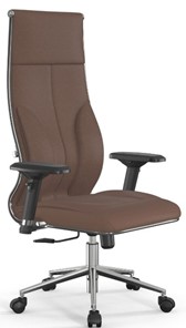 Кресло офисное Мetta L 1m 46/4D Infinity Easy Clean топган, нижняя часть 17852 светло-коричневый в Архангельске