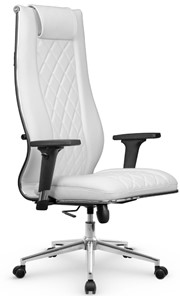 Кресло офисное МЕТТА L 1m 50M/2D Infinity Easy Clean топган OMS, нижняя часть 17853 белый в Архангельске