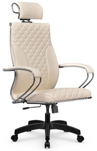 Офисное кресло Metta L 2c 44C/K116 Infinity Easy Clean топган, нижняя часть 17831 молочный в Архангельске