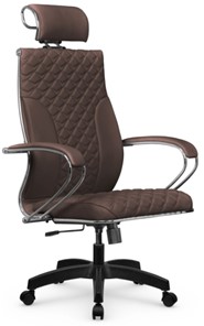 Офисное кресло Metta L 2c 44C/K116 Infinity Easy Clean топган, нижняя часть 17831 темно-коричневый в Архангельске