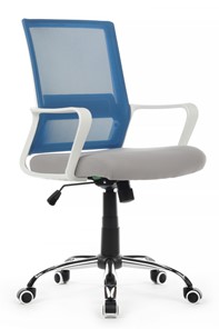 Кресло компьютерное RCH 1029MW, серый/синий в Архангельске