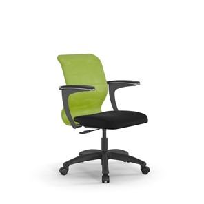 Кресло компьютерное SU-M-4/подл.160/осн.005 зеленый/черный в Архангельске