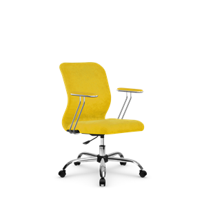 Офисное кресло SU-Mr-4/подл.078/осн.006 желтый в Архангельске