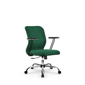 Кресло компьютерное SU-Mr-4/подл.110/осн.003 зеленый в Архангельске