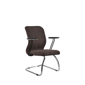 Кресло офисное SU-Mr-4/подл.110/осн.007 темно-коричневый в Архангельске