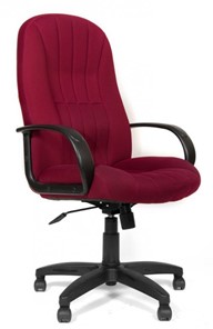 Кресло компьютерное CHAIRMAN 685, ткань TW 13, цвет бордо в Архангельске