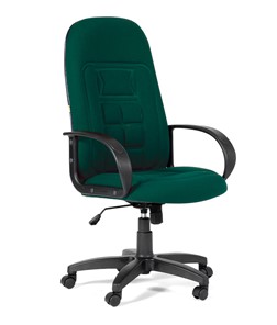 Кресло компьютерное CHAIRMAN 727 ткань ст., цвет зеленый в Архангельске