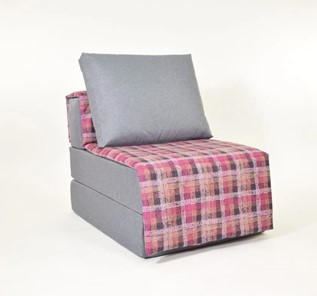 Бескаркасное кресло-кровать Харви, серый - квадро в Архангельске