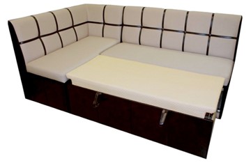 Угловой кухонный диван Квадро 5 со спальным местом в Архангельске - предосмотр 1