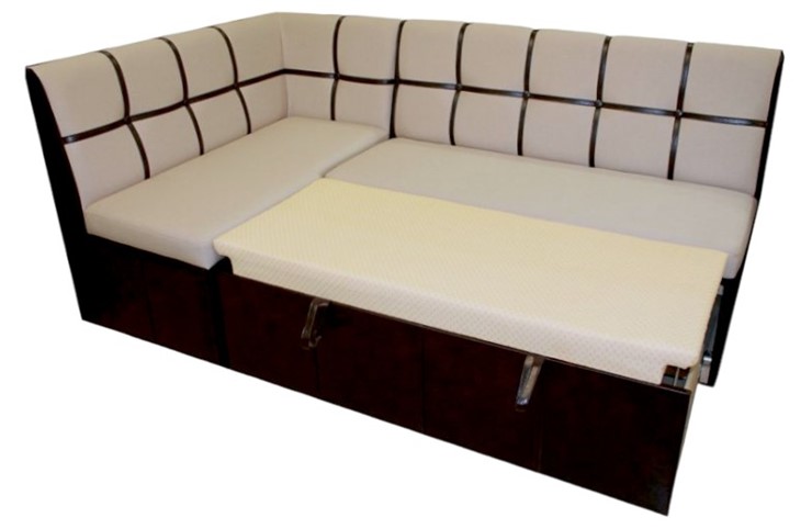 Угловой кухонный диван Квадро 5 со спальным местом в Архангельске - изображение 1