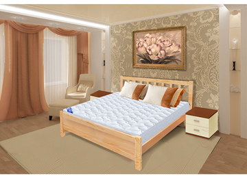 Двуспальная кровать Прага 160х200 с оcнованием в Архангельске