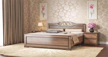 Кровать полутороспальная Жасмин 140*200 с основанием в Архангельске