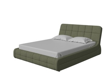 Кровать спальная Corso-6 140x200, Искусственная шерсть (Лама Авокадо) в Архангельске