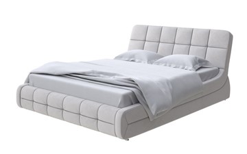 Спальная кровать Corso-6 200х200, Велюр (Ultra Серый камень) в Архангельске
