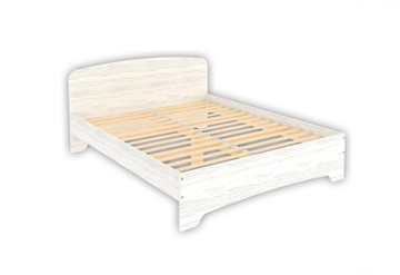 Спальная кровать KМ16 с основанием, цвет Арктика в Архангельске