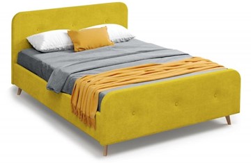 Кровать 2-спальная Сиерра 1600 (с подъемным механизмом и коробом) Торонто горчица в Архангельске