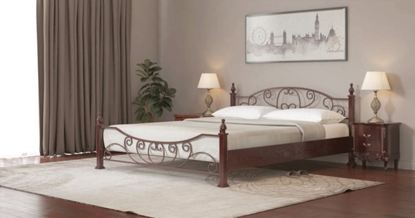 Кровать двуспальная Барон 160*195 с основанием в Архангельске - изображение