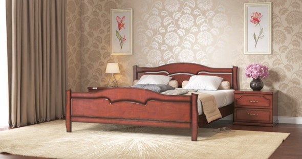 Кровать 2-спальная Лидия 160*190 с основанием в Архангельске - изображение