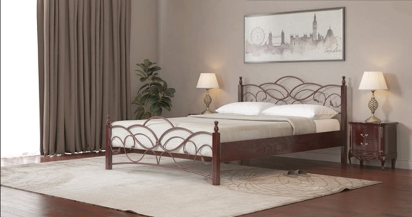 Двуспальная кровать Марго 160*190 с основанием в Архангельске - изображение