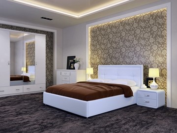 Кровать спальная Adele размер 180*200 с основанием в Архангельске