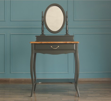 Столик туалетный Leontina с зеркалом (ST9321BLK) Черный в Архангельске - изображение