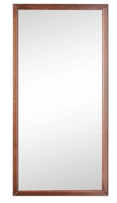 Настенное зеркало в спальню Ника (Средне-коричневый) 119,5 см x 60 см в Архангельске