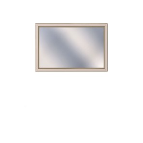 Зеркало навесное Сиена, Бодега белый / патина золото, 92х52 в Архангельске