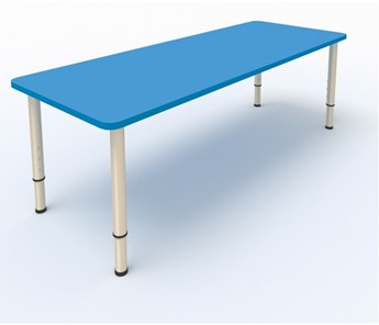 Стол для детей 2-местный  (по одну сторону столешн.) СДО-2 (0-3) синий (МДФ) в Архангельске