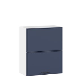 Кухонный горизонтальный шкаф 600 комбинированный Индиго ЛД 298.970.000.125, Белый/Тёмно-синий в Архангельске