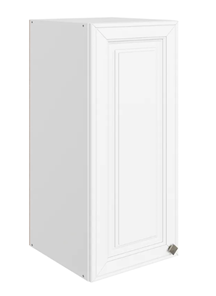 Шкаф навесной Мишель L300 H720 (1 дв. гл.) эмаль (белый/белый) в Архангельске