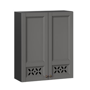 Шкаф кухонный Амели-3 высокий 800 ЛД 299.460.000.051, Черный/Оникс серый в Архангельске